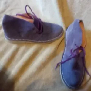 Ocram Purple Suede Chukka Dessert Boots Ocram | Shoes | Ocram Purple Suede Chukka Dessert Boots  main image 2